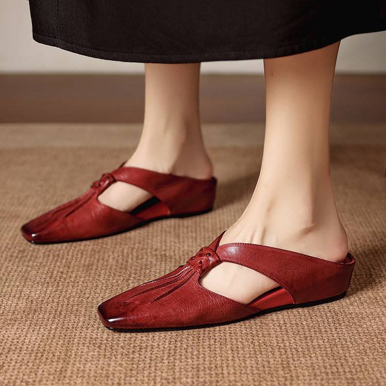 Olene | Mules Punta Quadrata