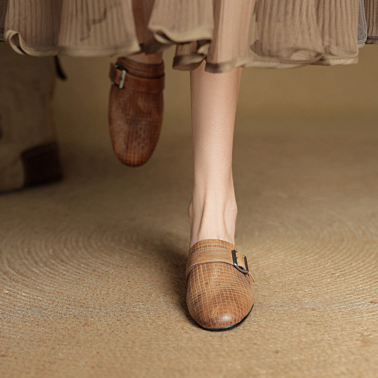 Emrie | Mules in Pelle Genuina