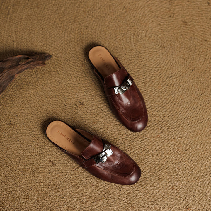 Carla | Mules in Pelle Genuina