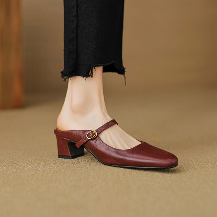 Vian | Mules in Pelle Genuina