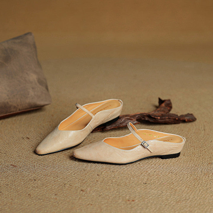 Mule in Pelle Vintage