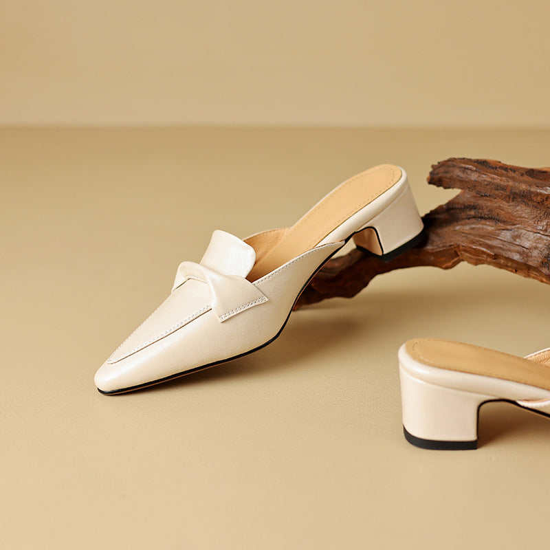 Erlen | Mules in Pelle Genuina