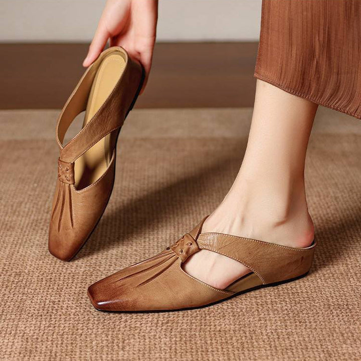 Olene | Mules Punta Quadrata