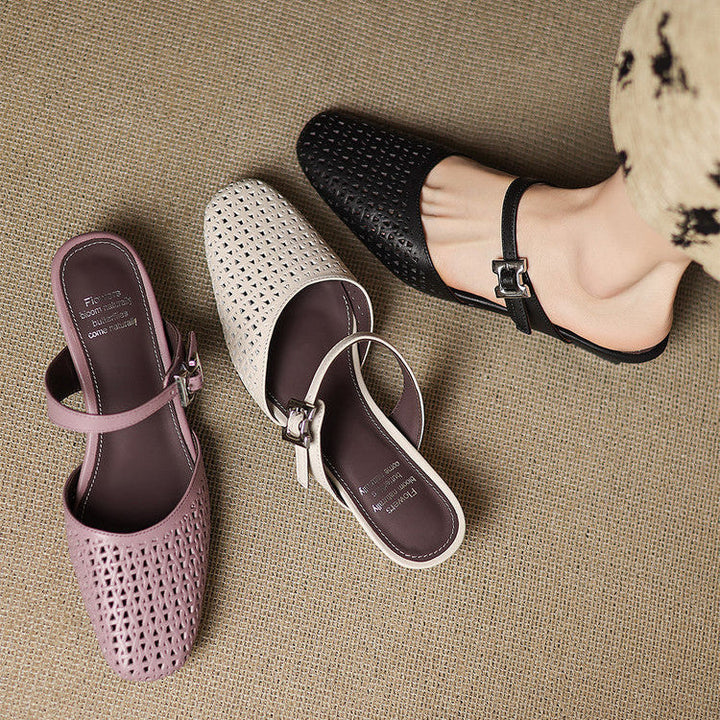 Ovia | Mules in Pelle Genuina
