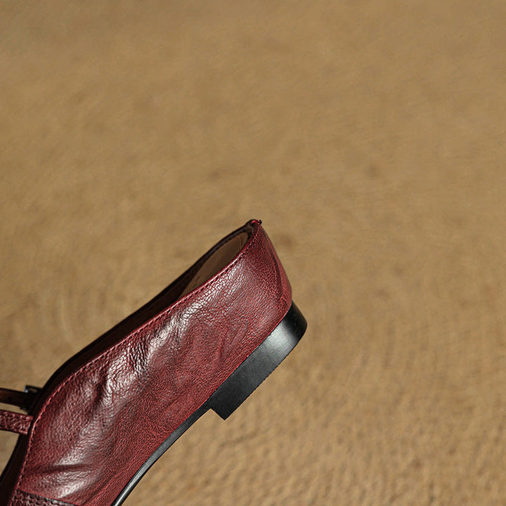 Mule in Pelle Vintage