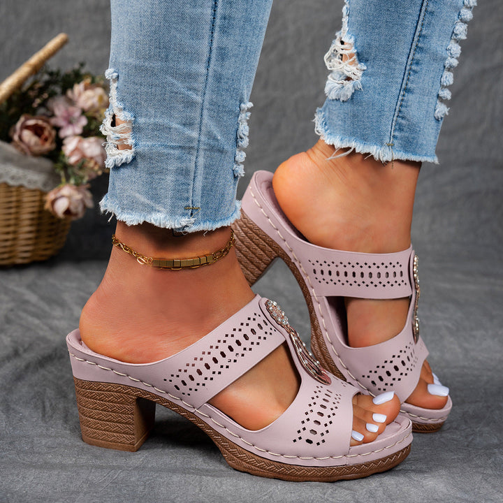Linda | Sandali Comfort Ortopedici con Tacco Alto