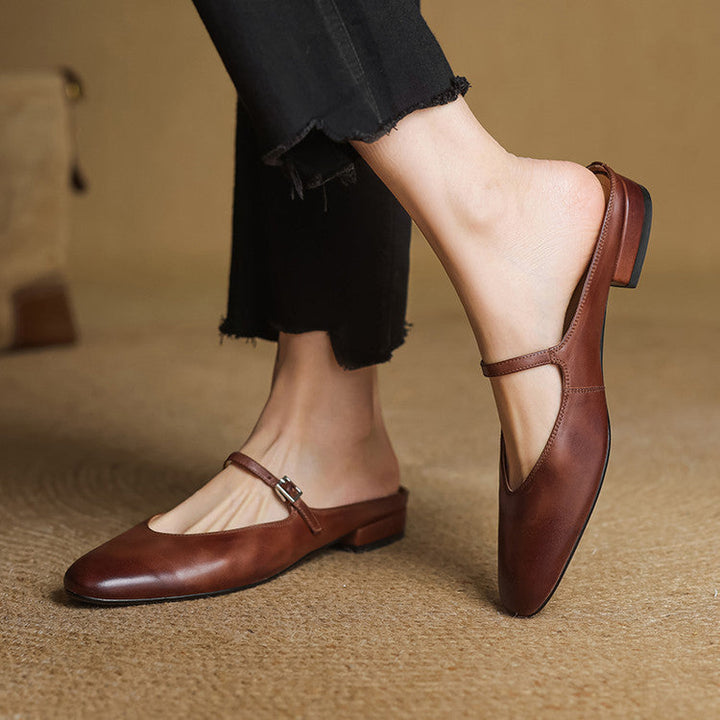 Marvyn | Mules in Pelle Genuina