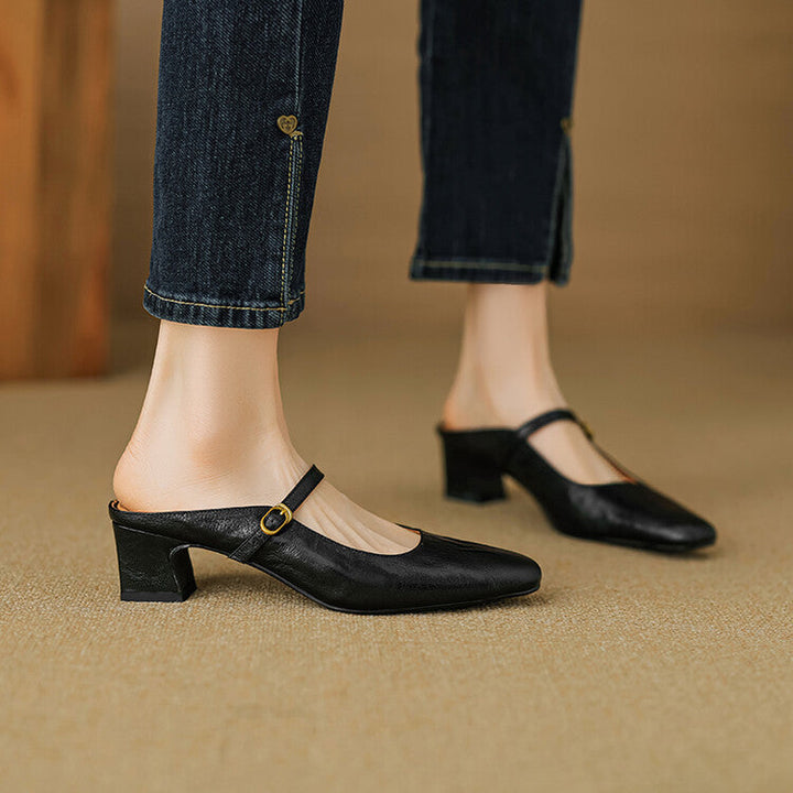 Vian | Mules in Pelle Genuina