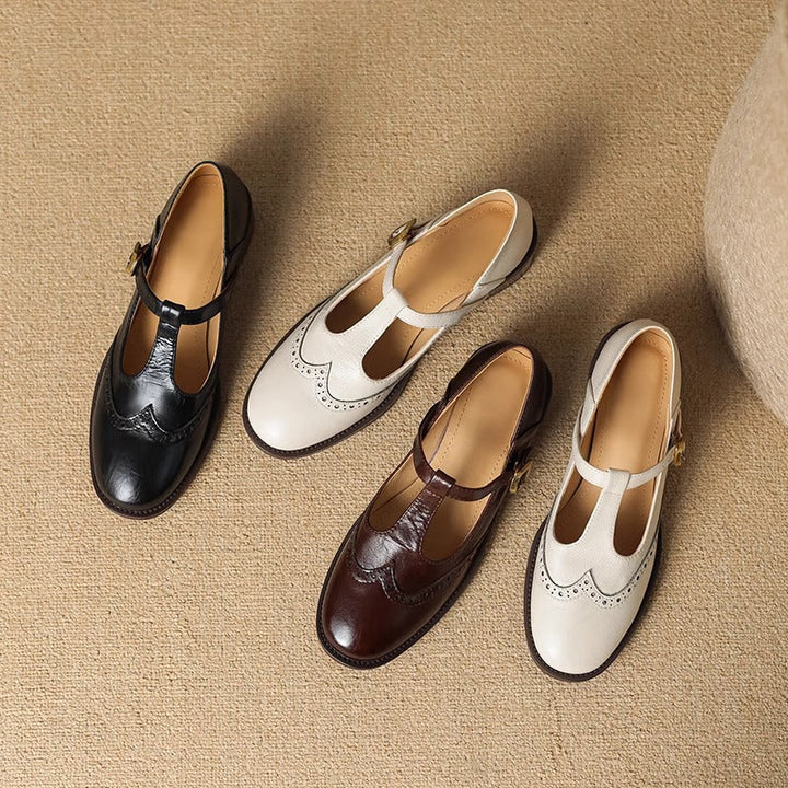 Scarpe Mary Jane Vintage T-Bar Comfort