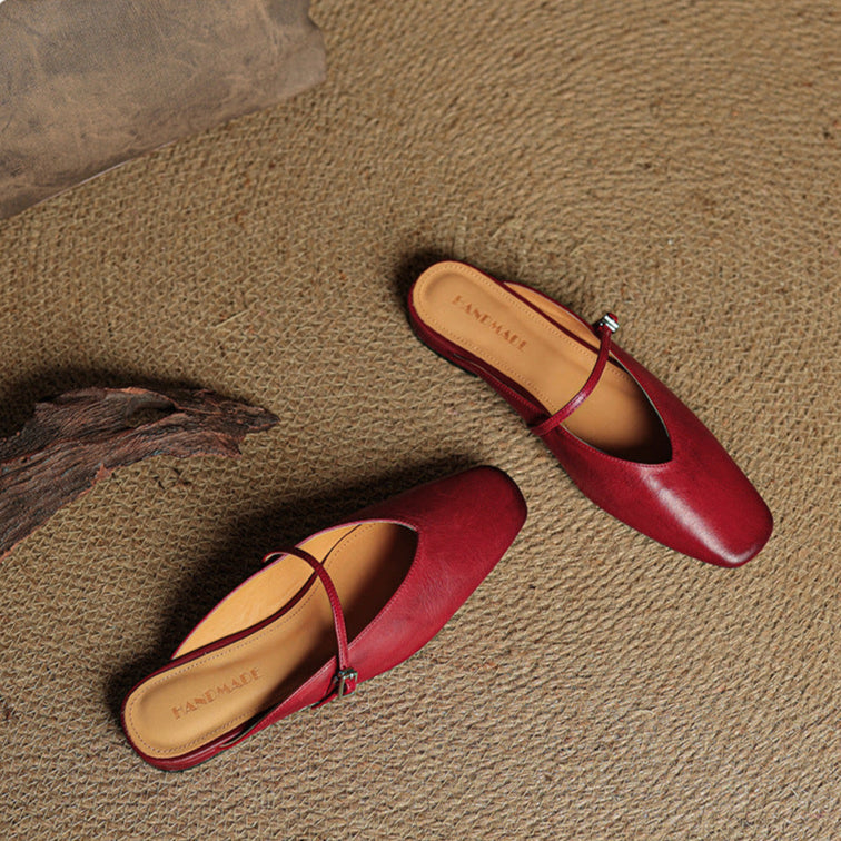 Miral | Mules in Pelle Genuina