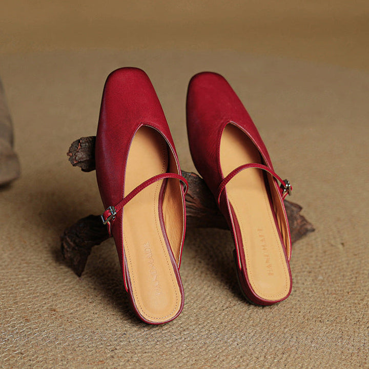 Miral | Mules in Pelle Genuina