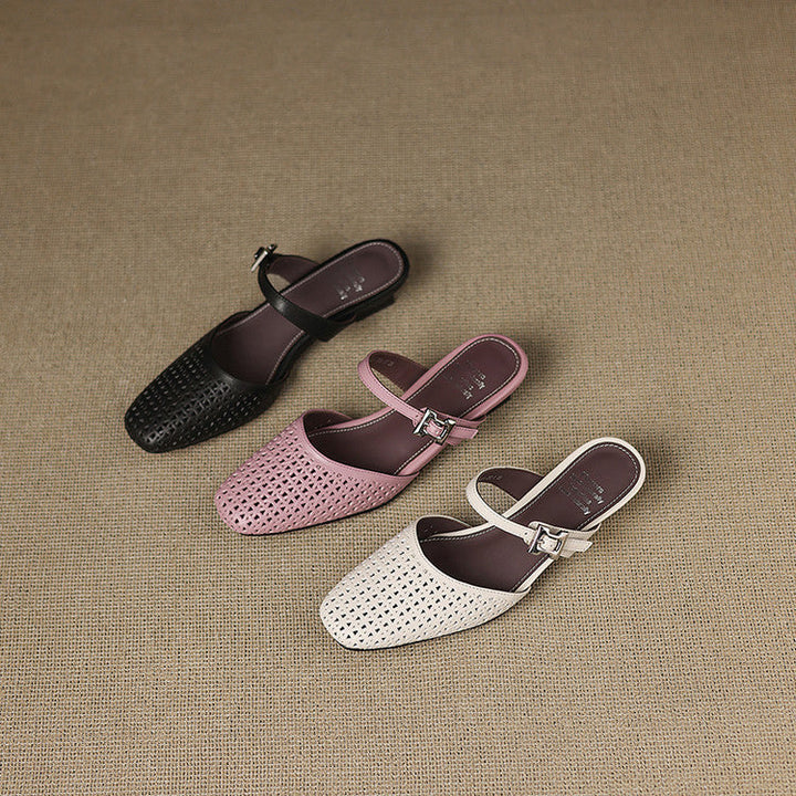 Ovia | Mules in Pelle Genuina