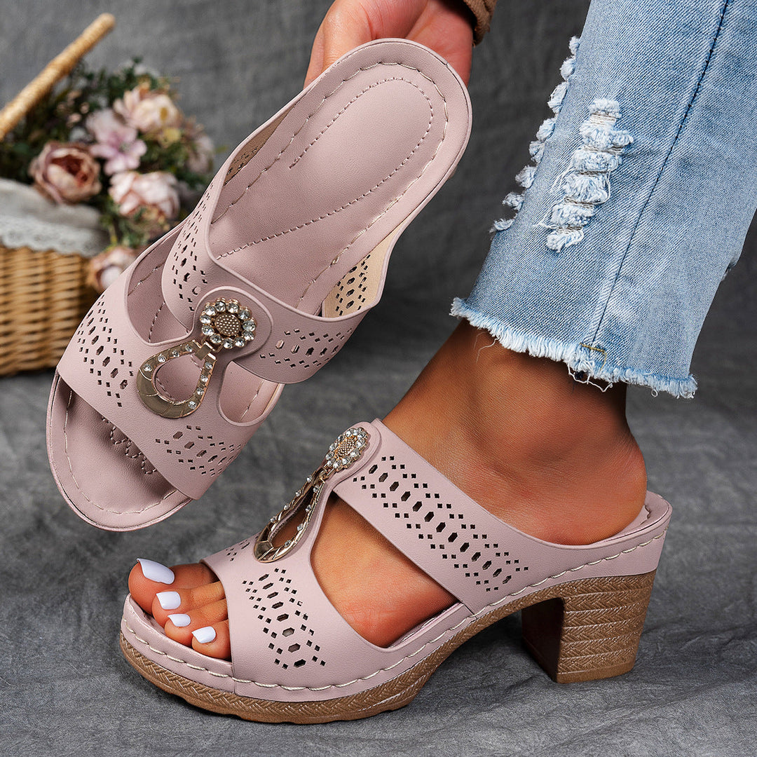 Linda | Sandali Comfort Ortopedici con Tacco Alto