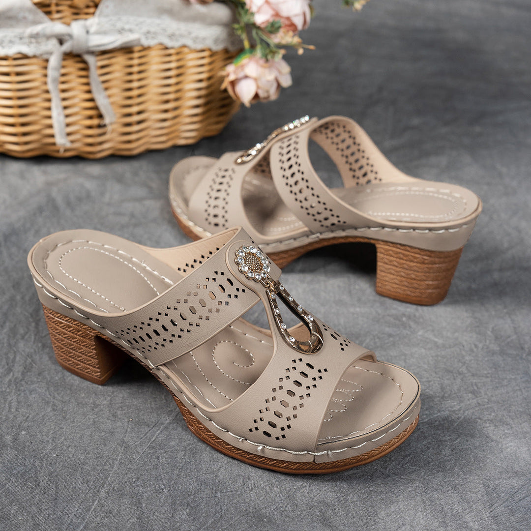 Linda | Sandali Comfort Ortopedici con Tacco Alto