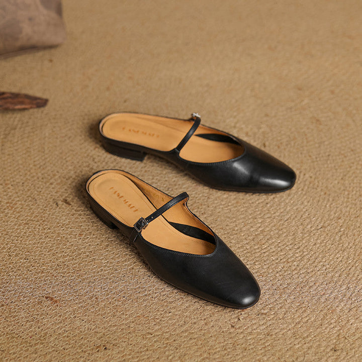 Marvyn | Mules in Pelle Genuina