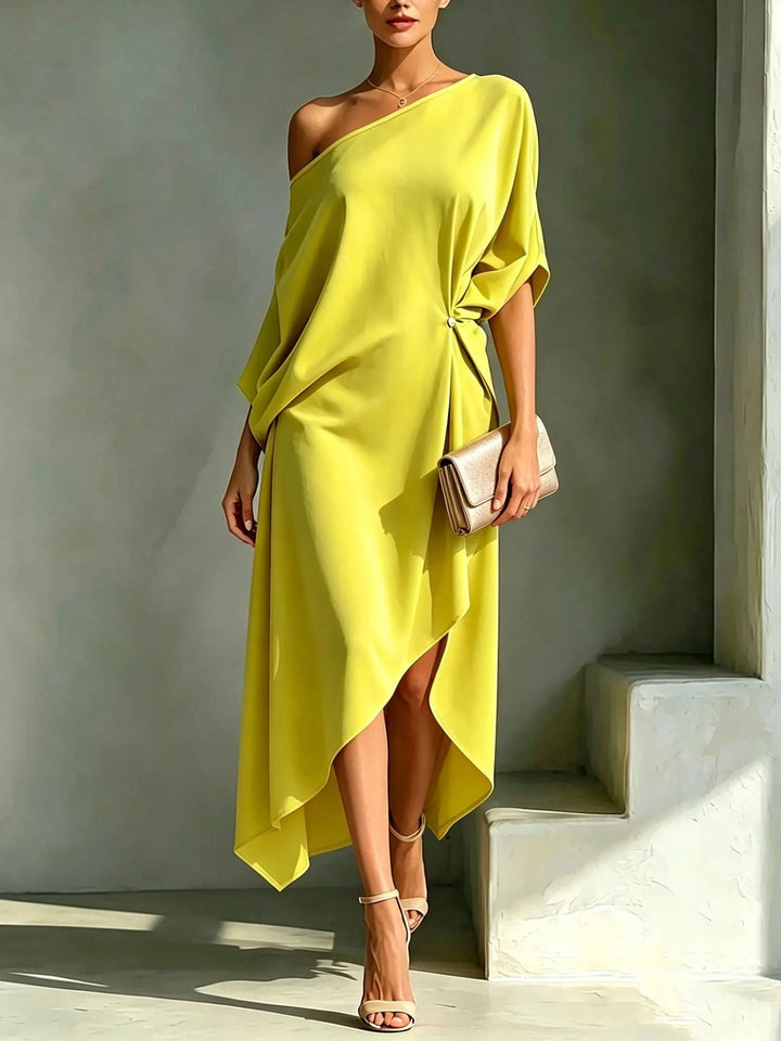 Camila | Abito elegante asimmetrico