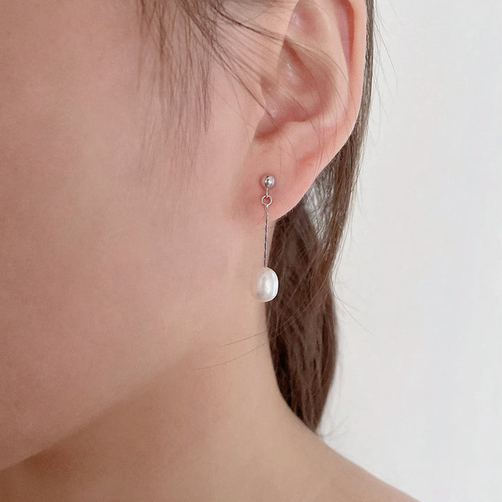 Orecchini con Perla Elegante