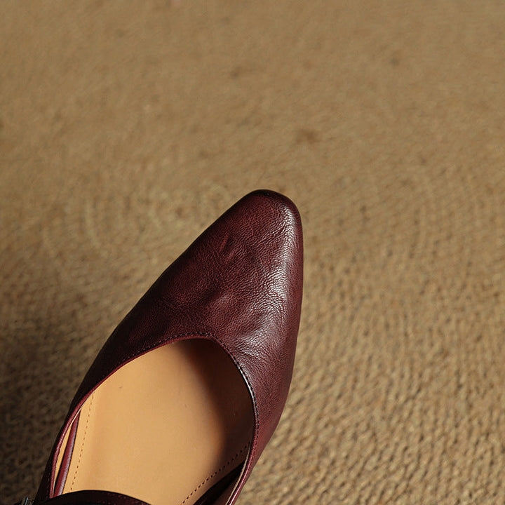 Mule in Pelle Vintage
