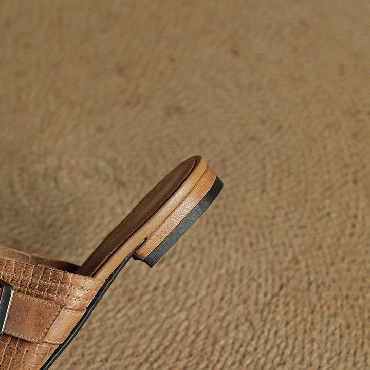 Emrie | Mules in Pelle Genuina