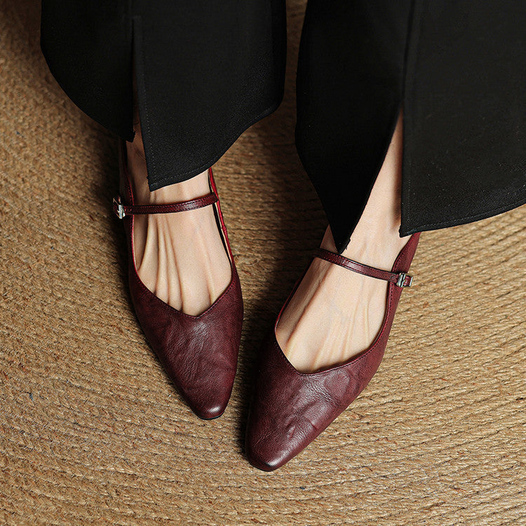 Mule in Pelle Vintage