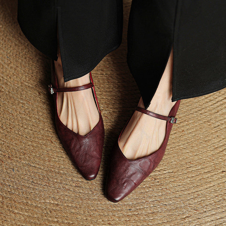 Mule in Pelle Vintage