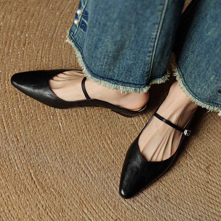 Mule in Pelle Vintage