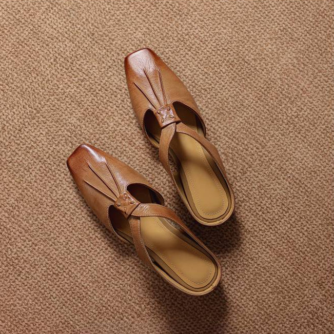 Olene | Mules Punta Quadrata