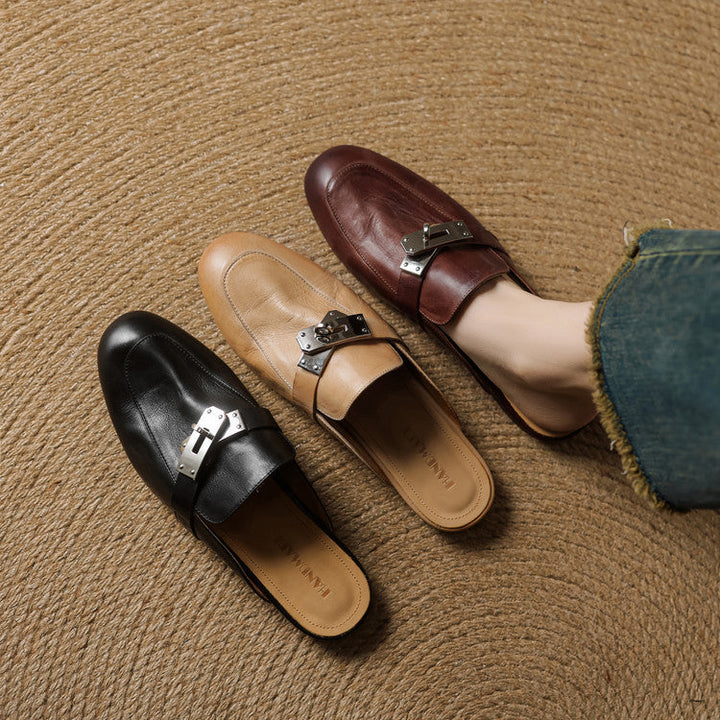 Carla | Mules in Pelle Genuina
