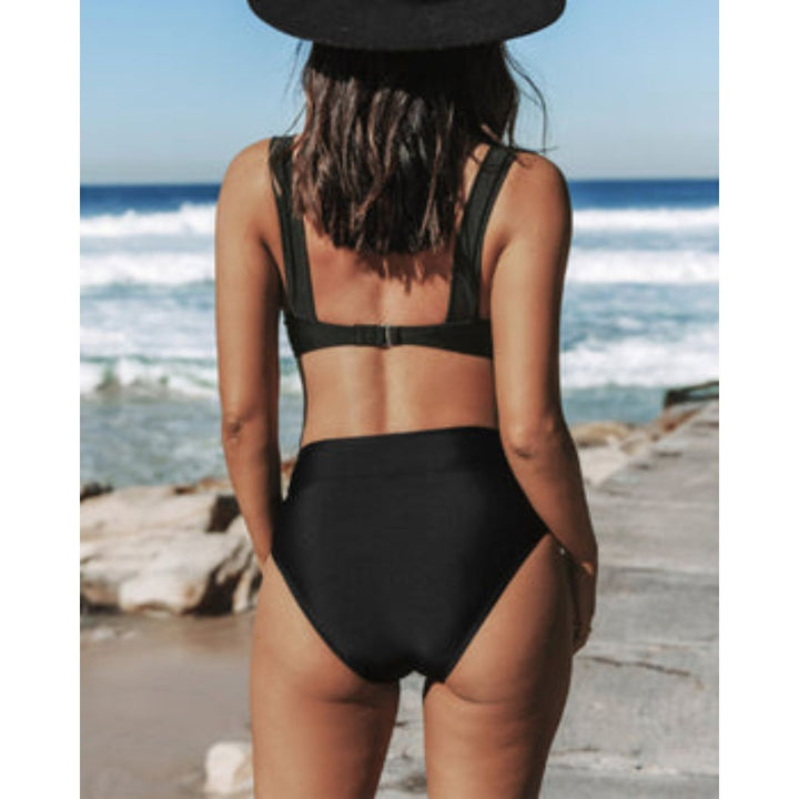 Noa™ | Costume da bagno a vita alta liscio