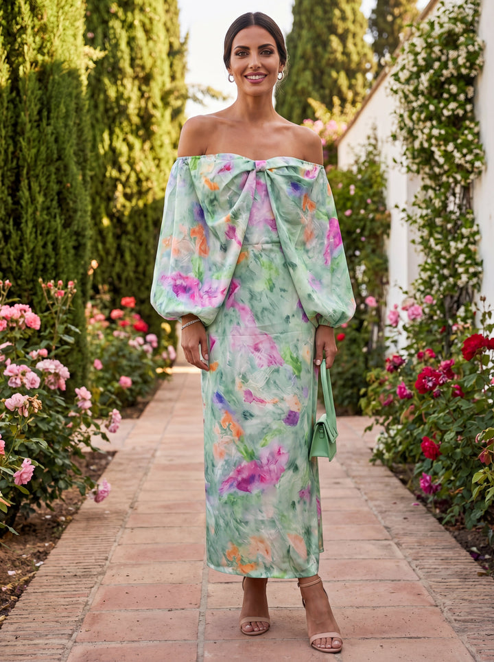 Robe Elegante Lindaraja in Tessuto Lussuoso – Maison Claire e Sylvie