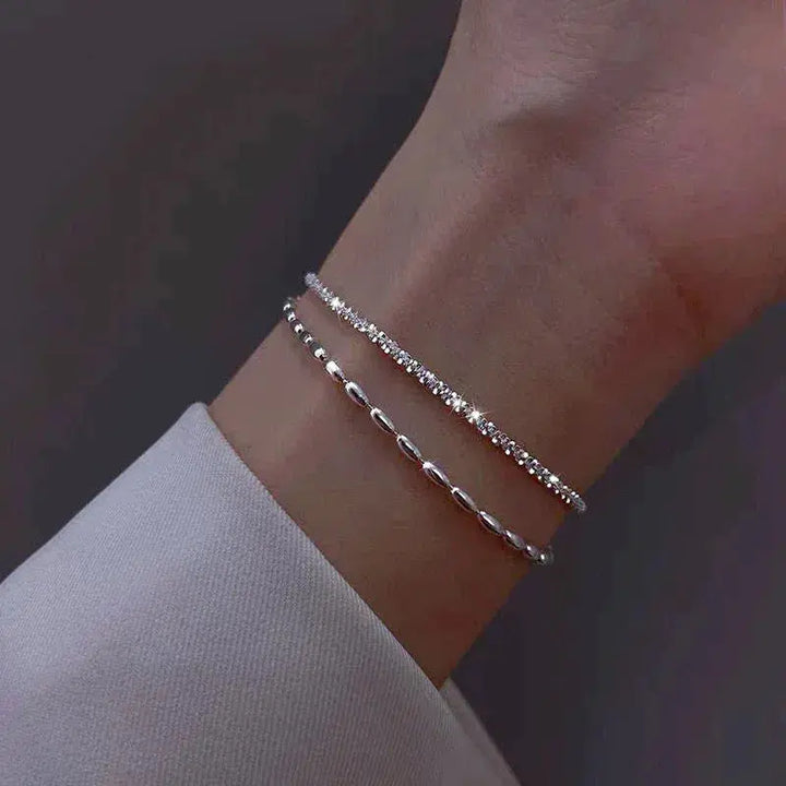 Amparo - Set di Bracciali Eleganti in Argento con Pietre di Zirconio