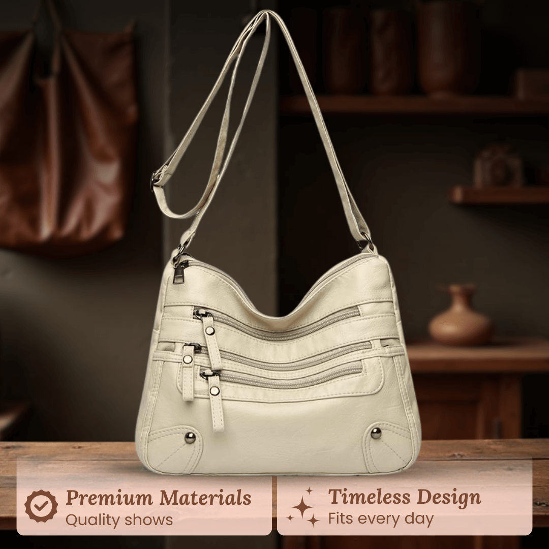 Borsa a Spalla Multi-Zip di Rosalia
