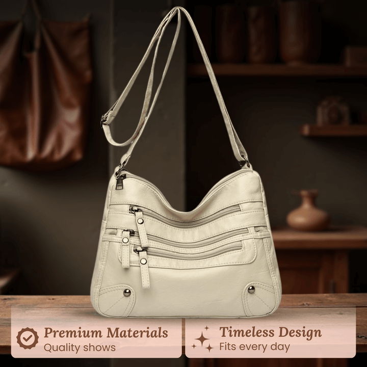 Borsa a Spalla Multi-Zip di Rosalia