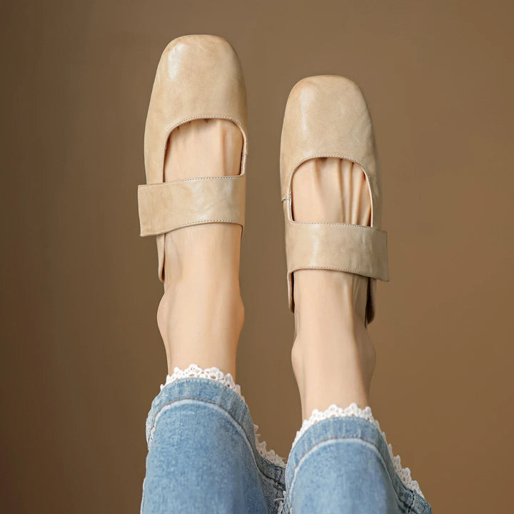 Mule in pelle Bellanova
