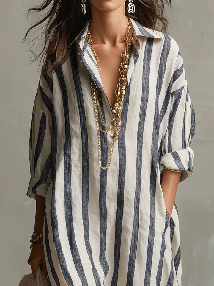 Pepa™ | Vestito camicia lungo