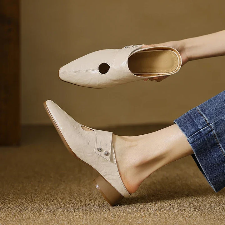Agnit | Mules in Pelle Genuina