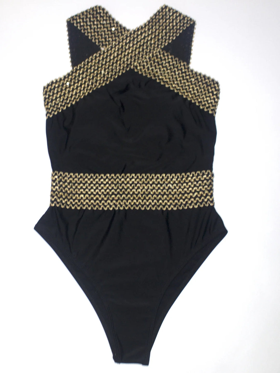 Costume da Bagno Intero con Spalline Incrociate di Supporto