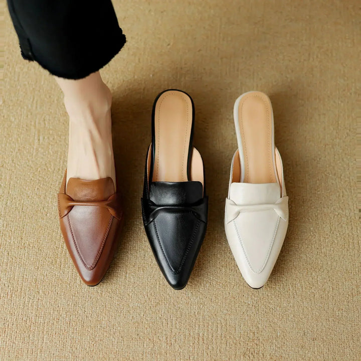 Alaya | Mules in Pelle Genuina