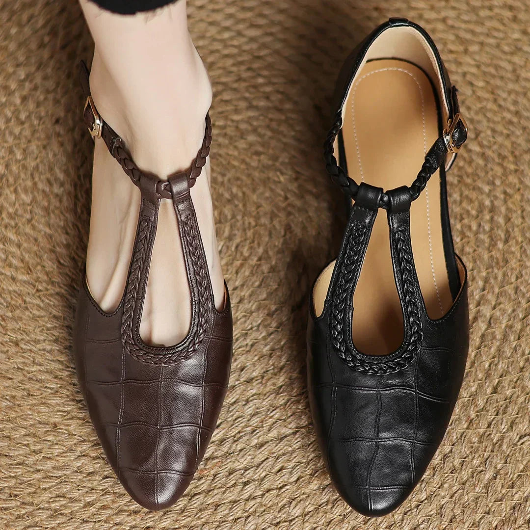 Mary Janes in pelle