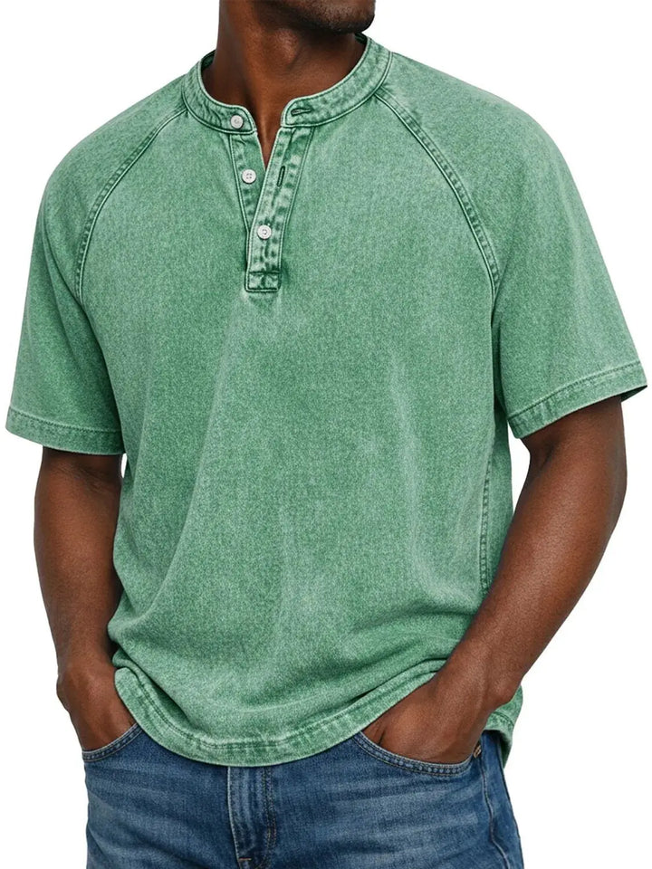 Pedro | Camicia vintage da uomo con bottoni