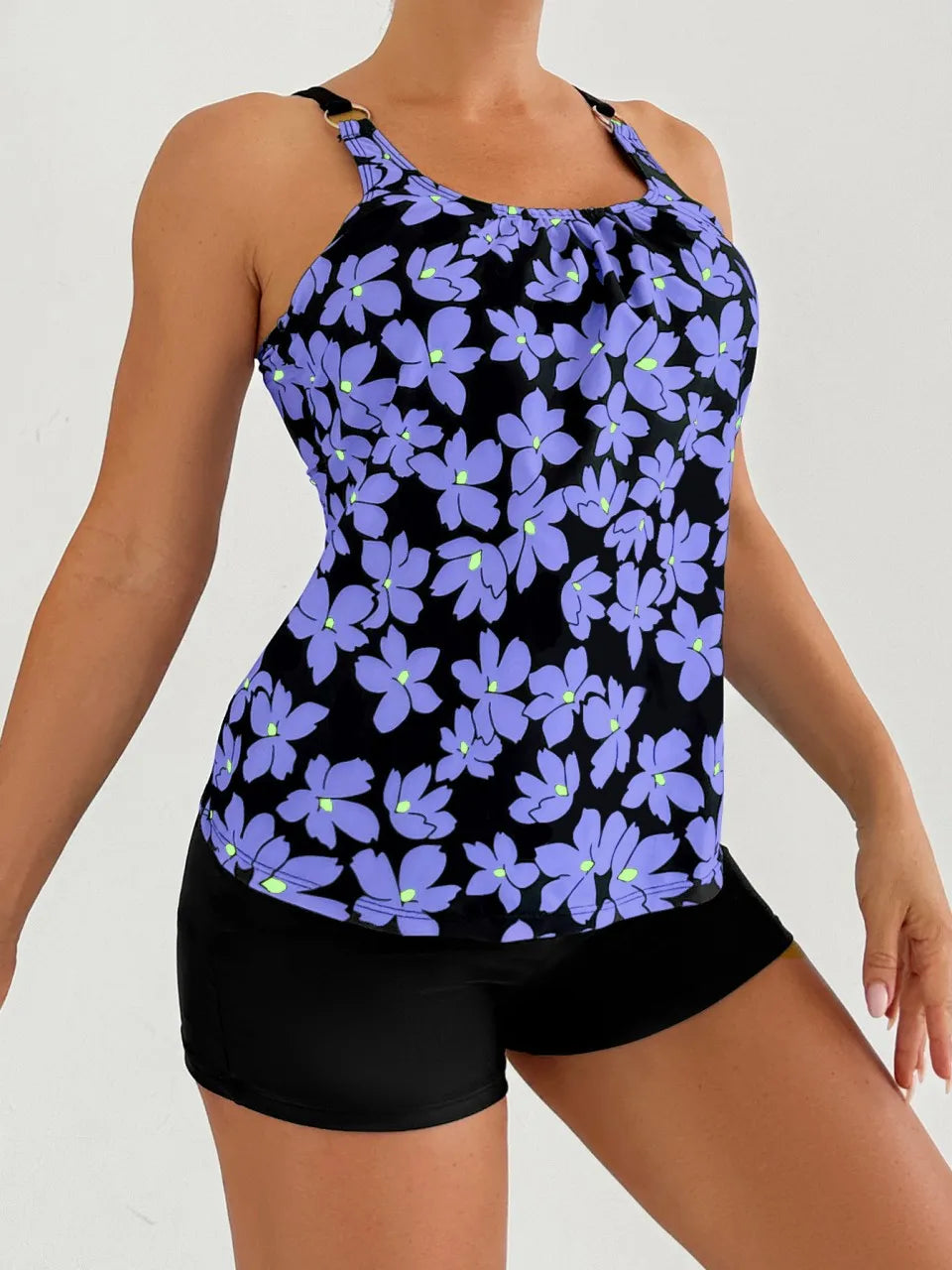 Madeline | Set Tankini Midnight Blossom