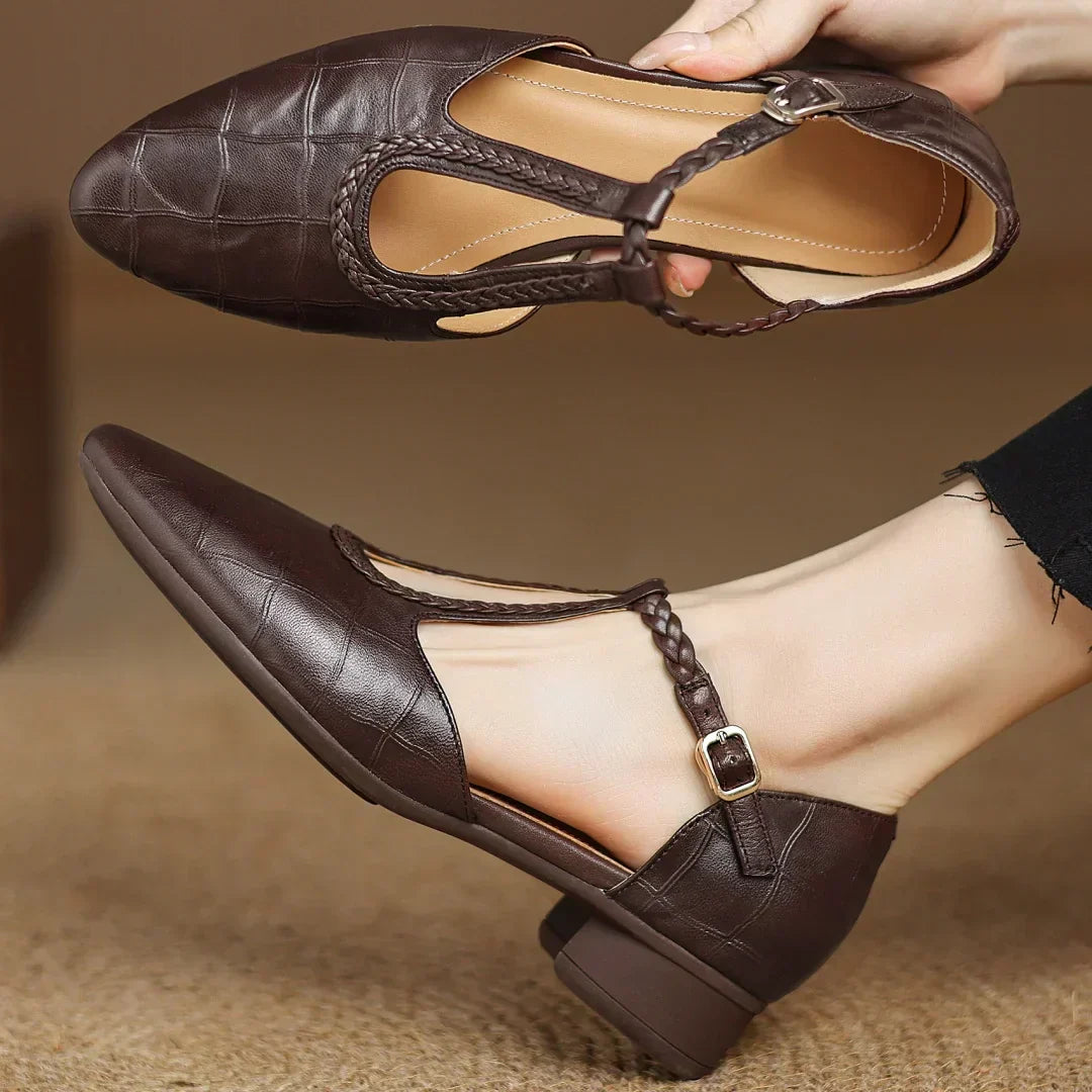 Mary Janes in pelle