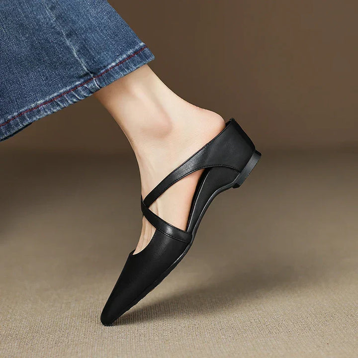 Aluna | Mules in pelle genuina