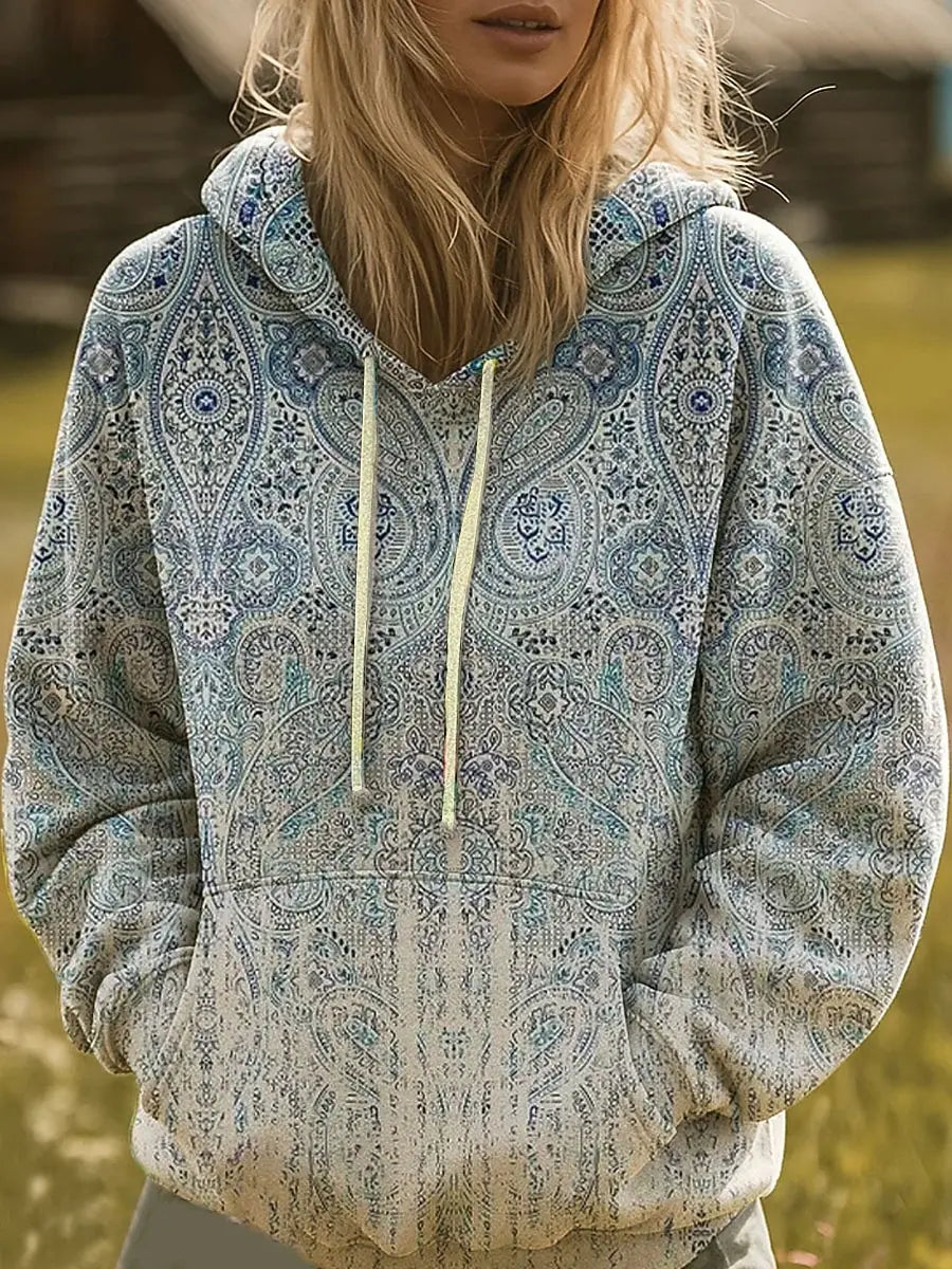 Ivelyne™ | Felpa con stampa Paisley