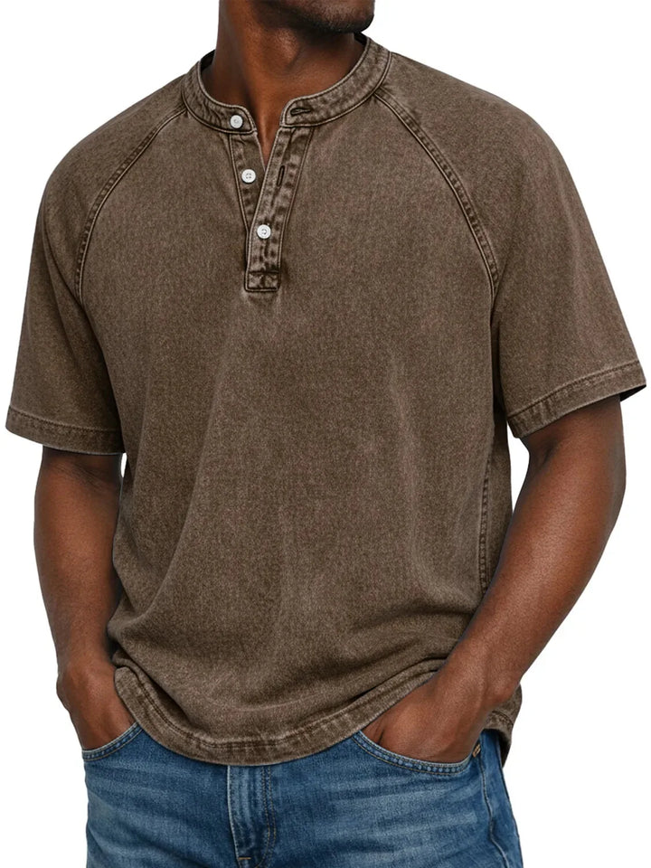Pedro | Camicia vintage da uomo con bottoni