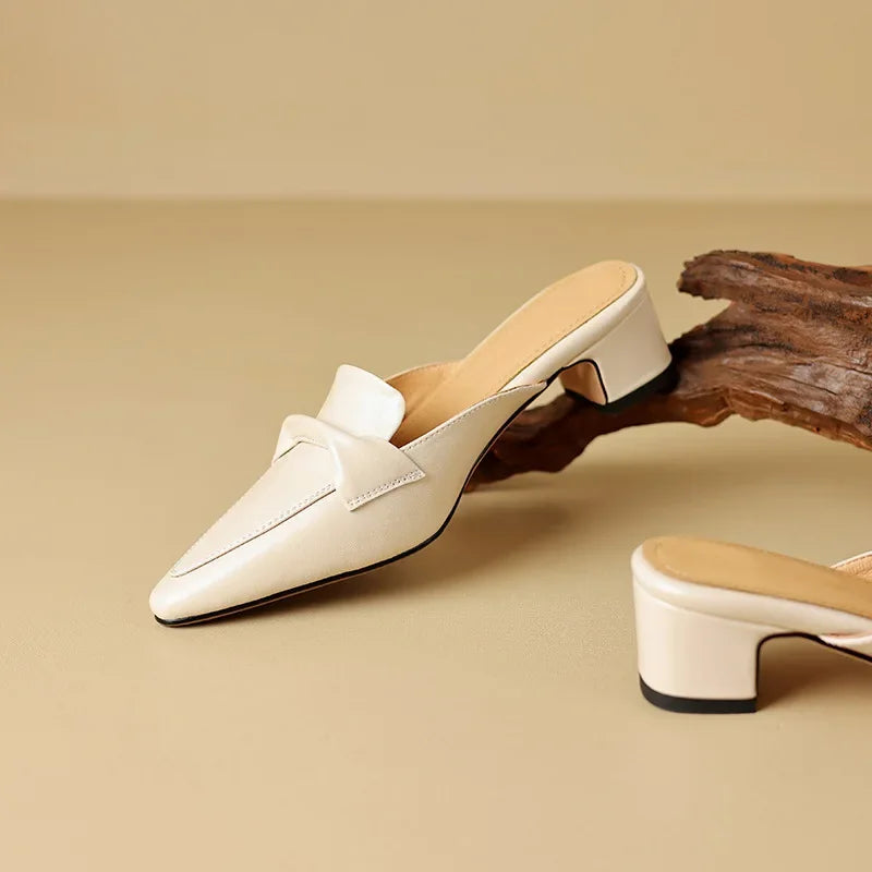 Alaya | Mules in Pelle Genuina