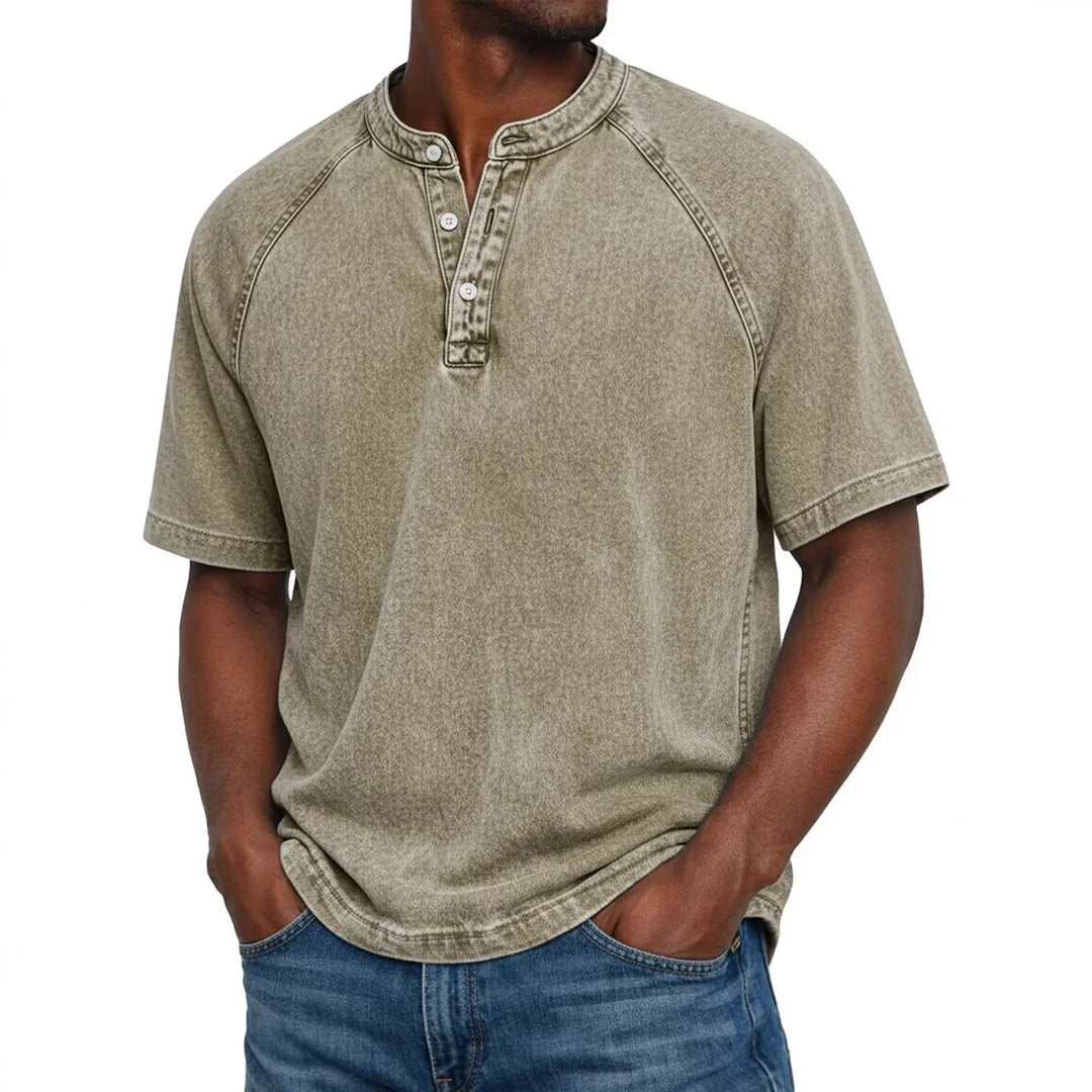 Pedro | Camicia vintage da uomo con bottoni