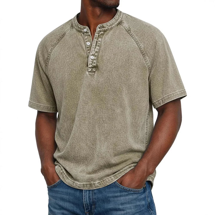 Pedro | Camicia vintage da uomo con bottoni