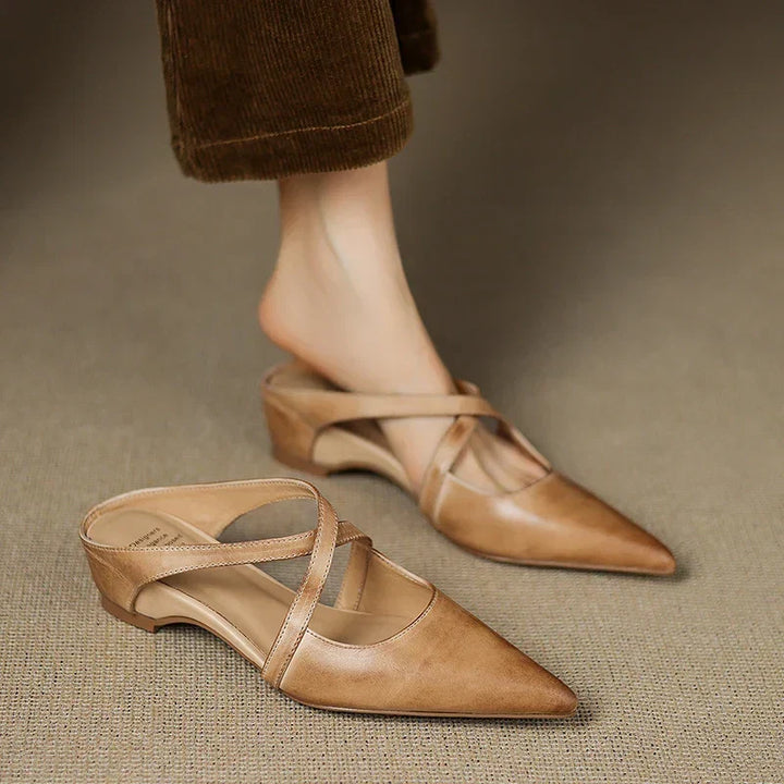 Aluna | Mules in pelle genuina