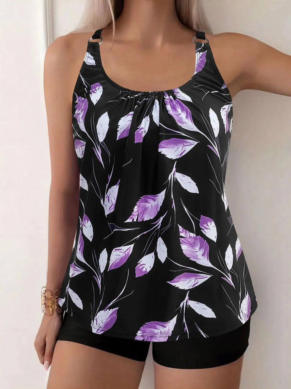 Madeline | Set Tankini Midnight Blossom